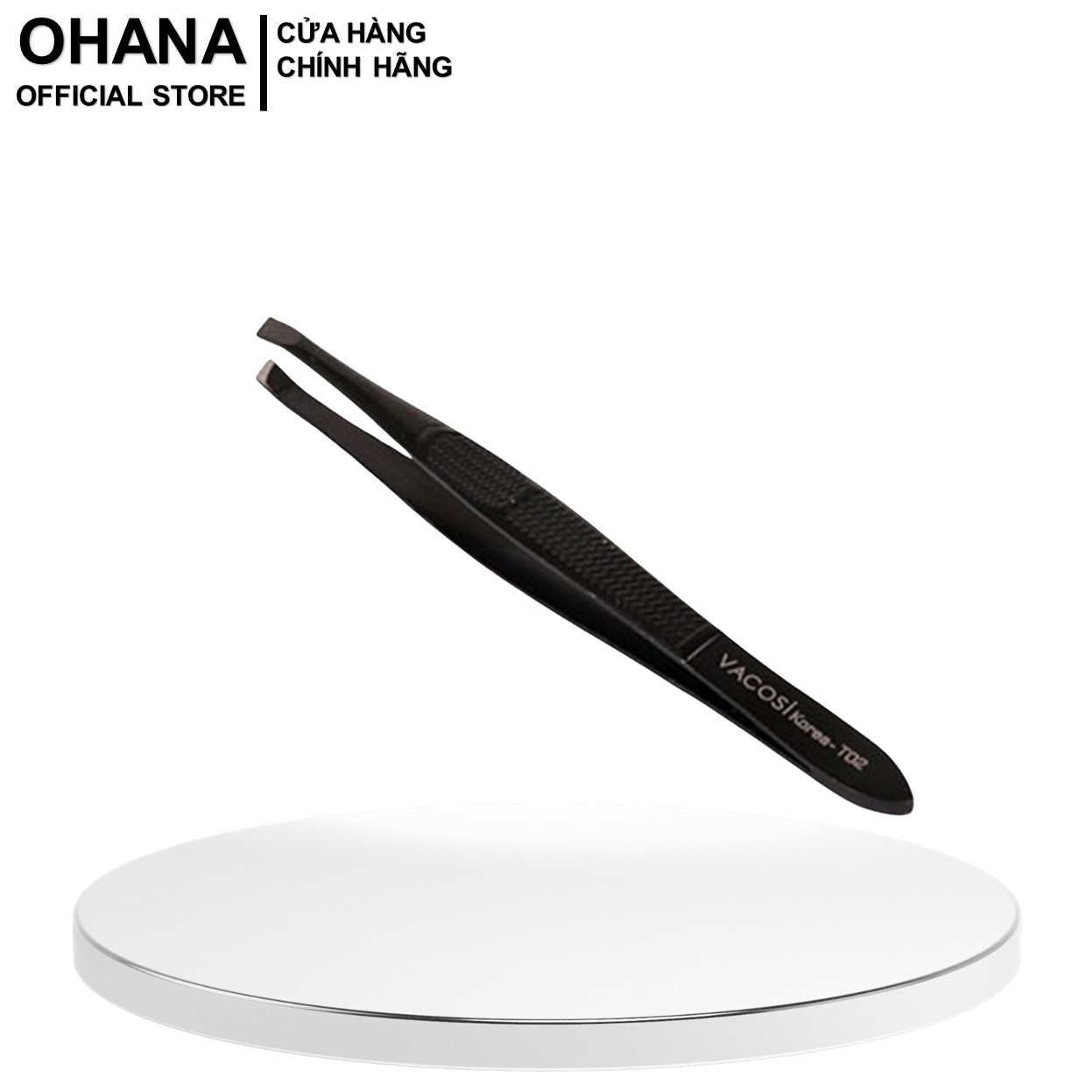 Nhíp Đầu Xéo Cán Đen Vacosi T02