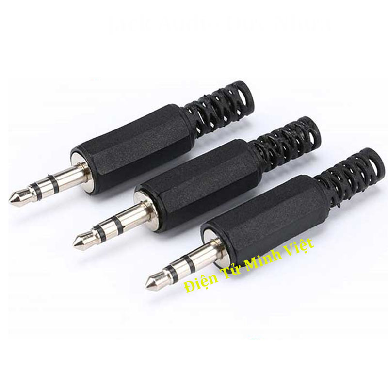 COMBO 2 Đầu jack audio 3.5MM stereo đực nhựa