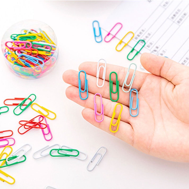 Túi ghim kẹp giấy nhựa màu