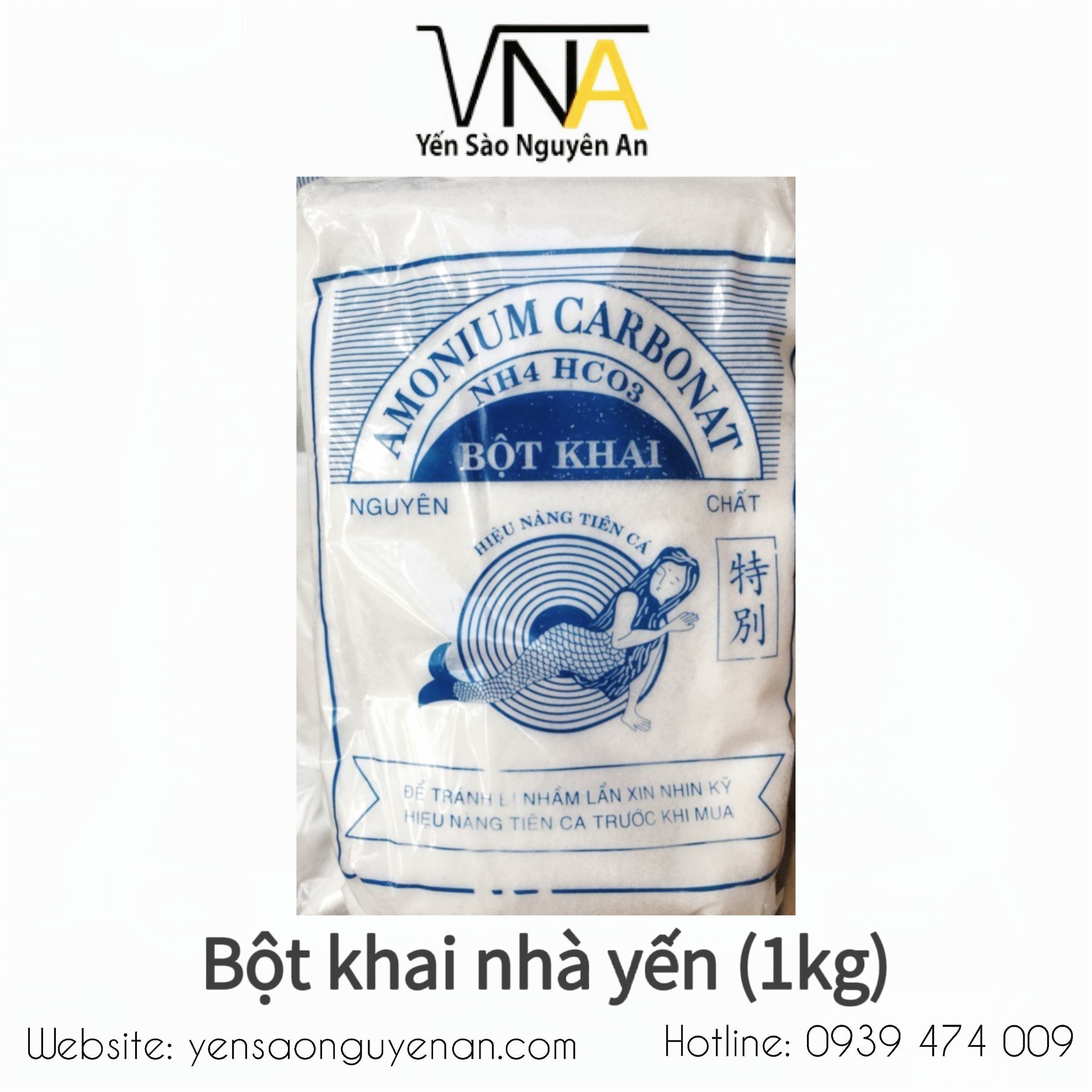 [SP000653] BỘT KHAI NHÀ YẾN BỊCH [1KG]