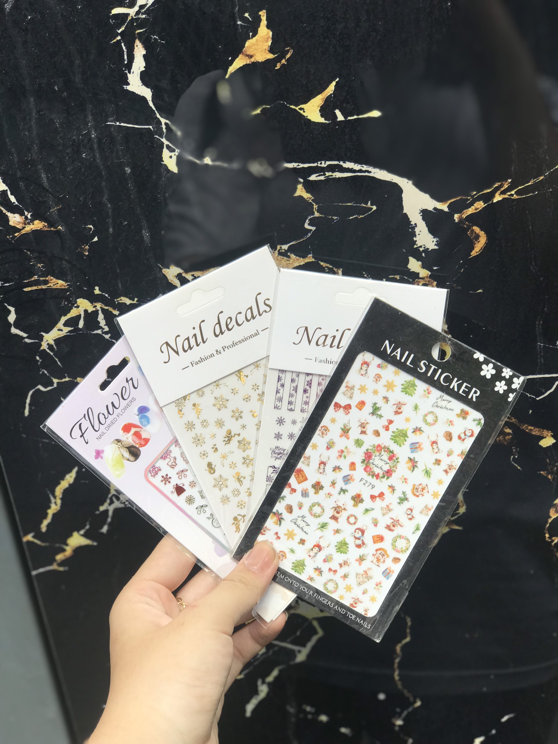 Nail sticker Noel dán móng tay - Chân