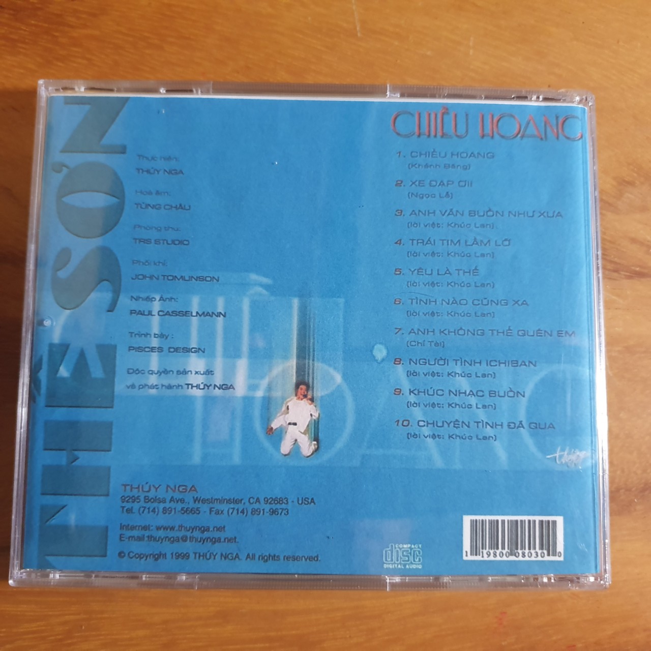 [MDCD] Bộ 5 Đĩa CD phôi PHONO Thế Sơn Chọn Lọc
