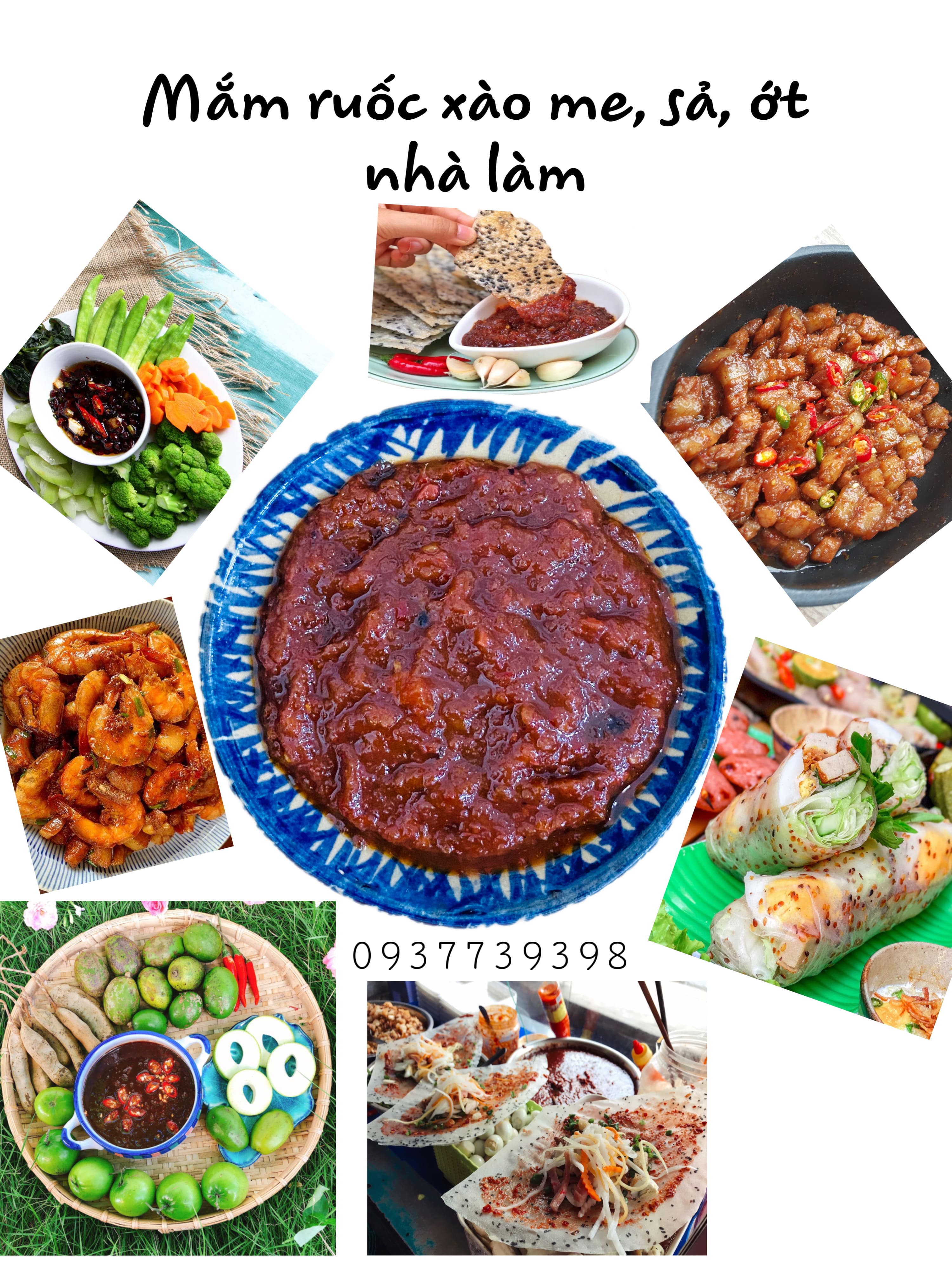[SP mới] Mắm ruốc xào me, sả, ớt nhà làm - Đặc sản Phan Rang [Hủ 200gr]
