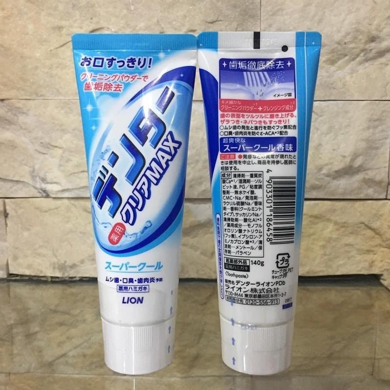 Kem Đánh Răng Lion Dental Clear Max Tuýp 140g