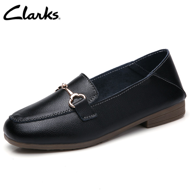 Giày Lười Da Nữ Clarks_ - Pure Block