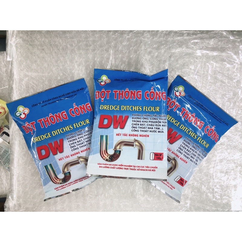[ COMBO 3 gói bột thông cống DW ]