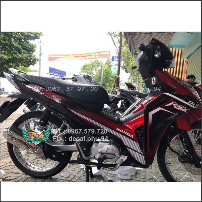 Tem rời Wawe RSX Rời Đỏ đen (X)