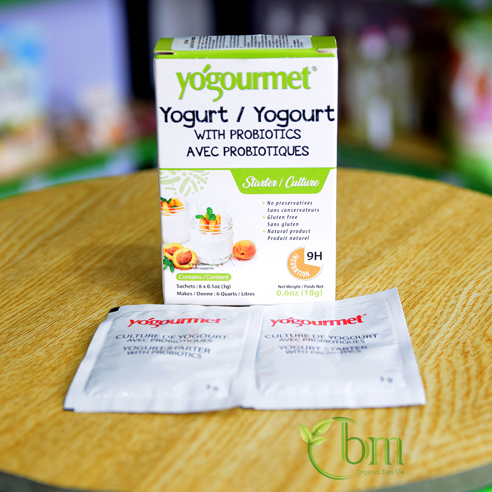 Men làm sữa chua Kefir - Vegan - Probiotic (Yógourmet)