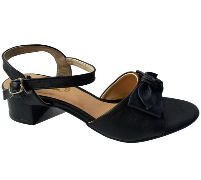 Giày Sandal Cao Gót Nữ Da Bò BIGBEN Cao 5 Phân CG109