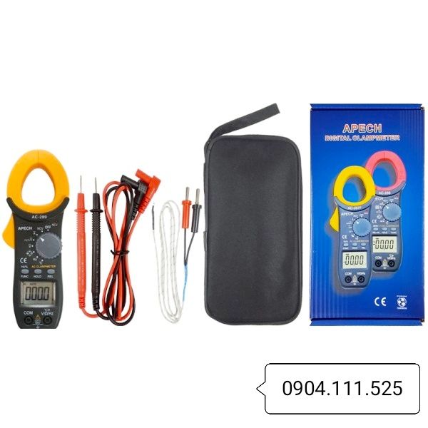 [HCM]Ampe kìm đo dòng AC APECH AC-289 (600A)