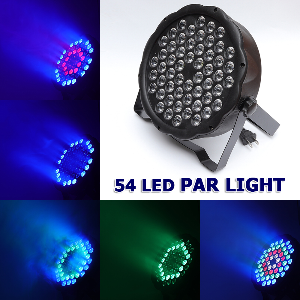Đèn sân khấu Flat Par Light 54 Led Cảm ứng âm thanh