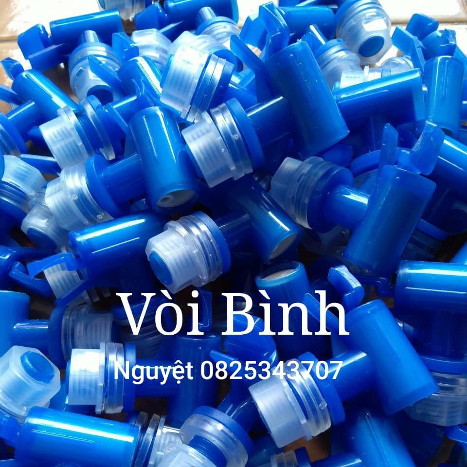 Vòi bình nước 19L,20L (100 cái) màu xanh dương