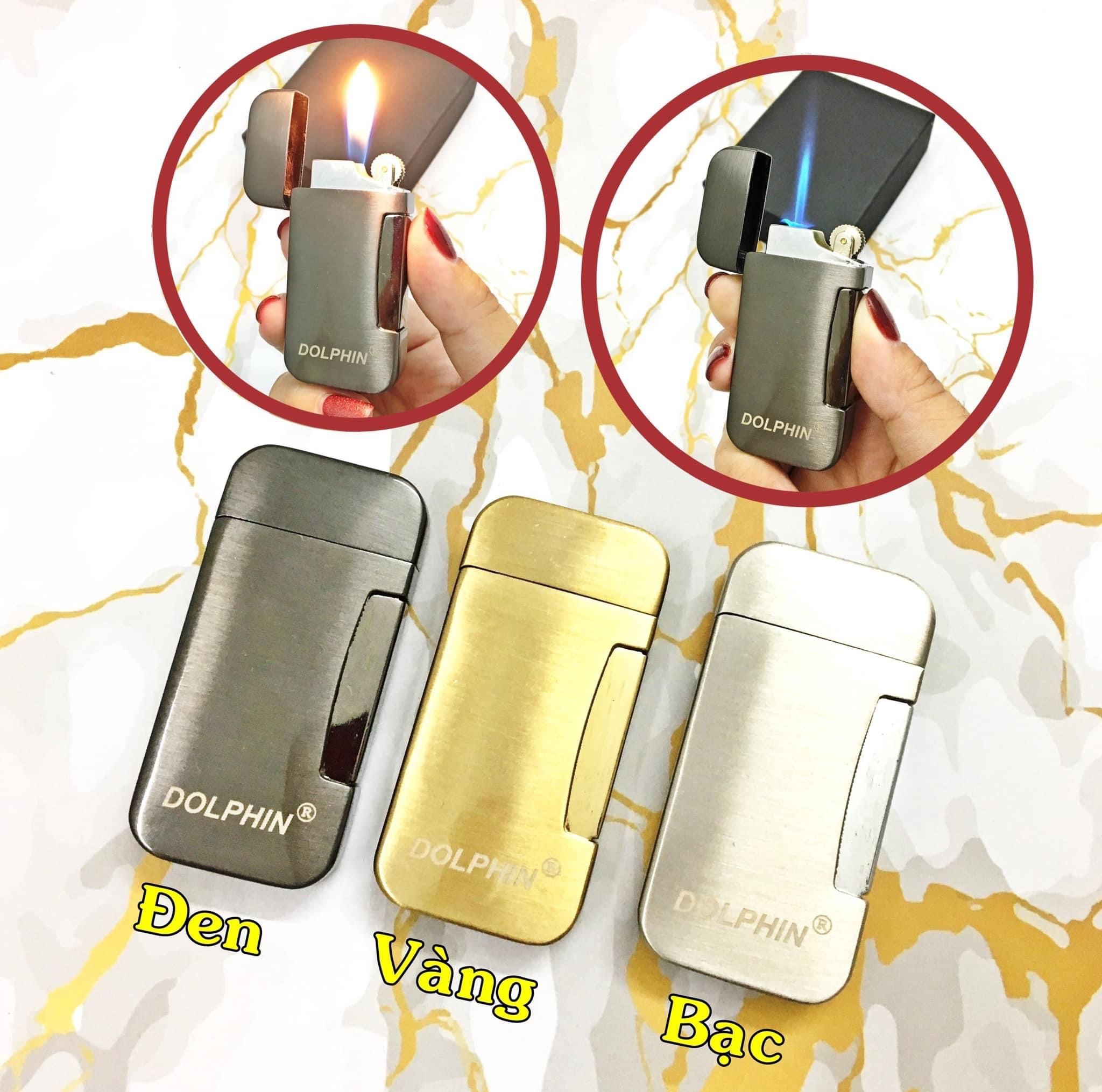BẬT LỬA  DOL-PHIN 2 CHẾ ĐỘ LỬA (LỬA NGỌN VÀ LỬA HOẢ TIỄN) - (XÀI GAS)