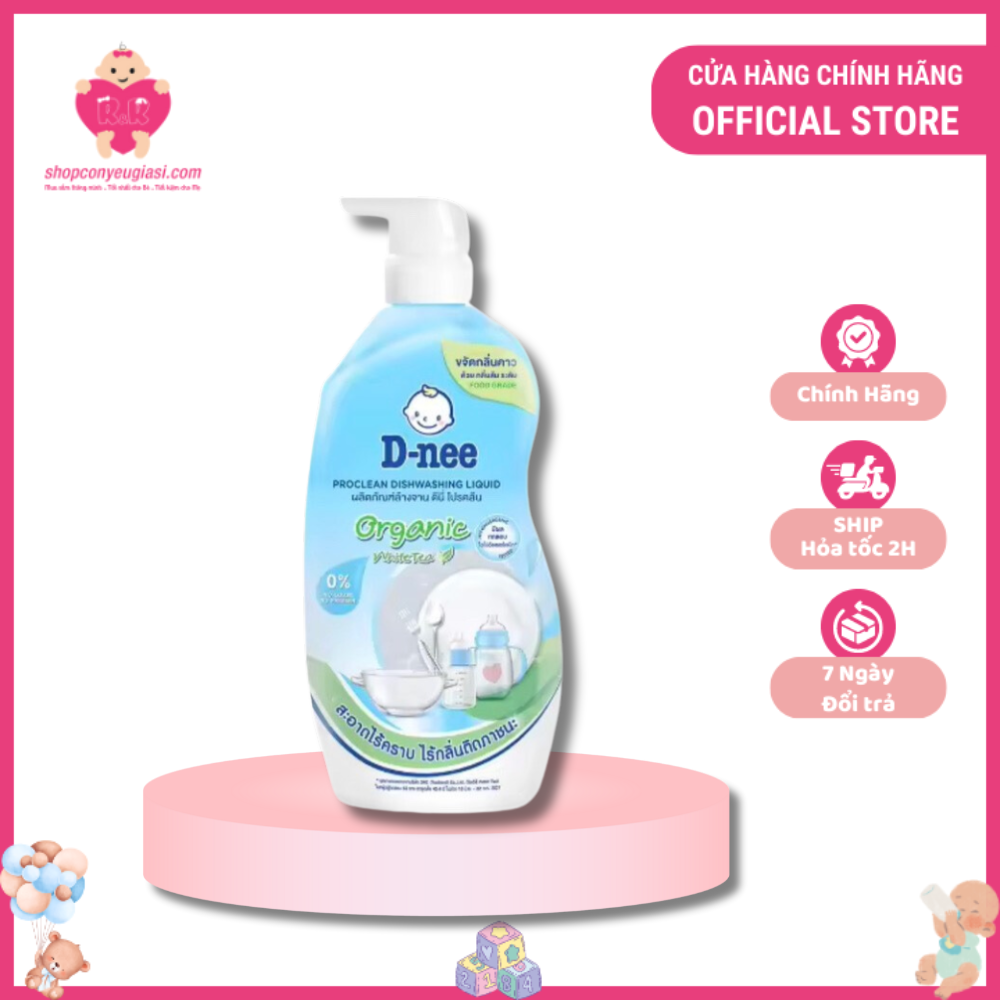 Nước Rửa Bình Sữa Dnee Chai 620ml/Túi 600ml - Thái Lan