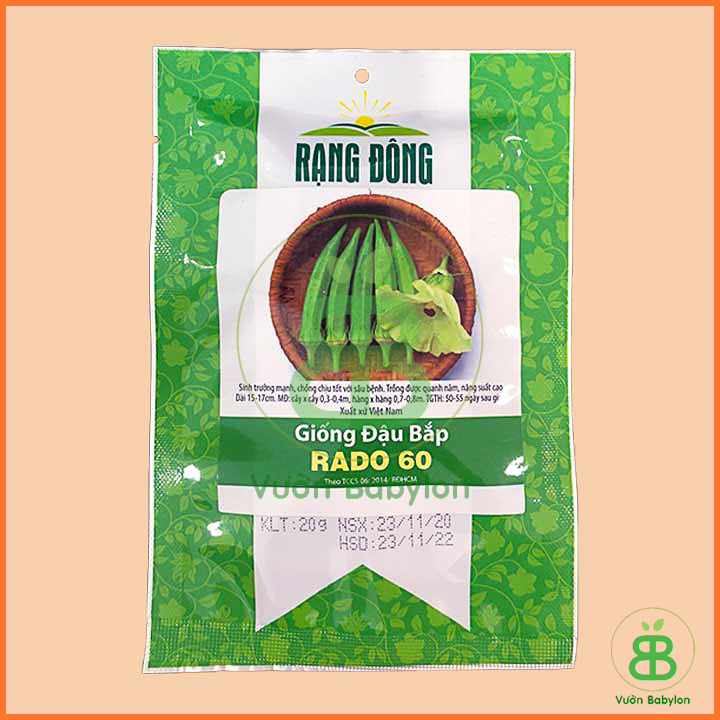 20Gr Hạt Giống Đậu Bắp Xanh Cao sản