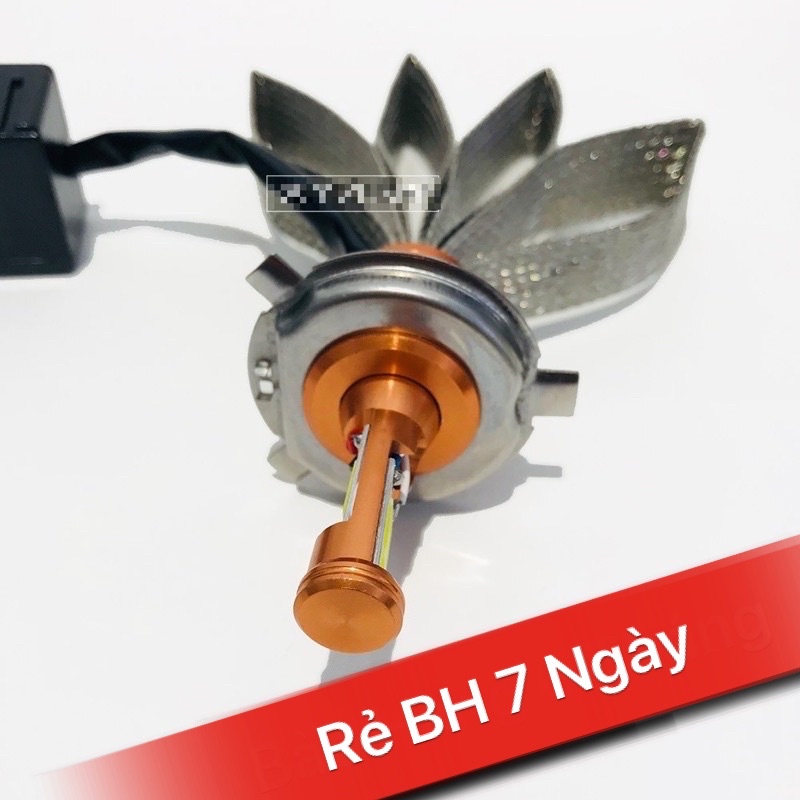 ĐÈN PHA LED CYT 2 TIM LED H4 (GIÁ 1 BÓNG)
