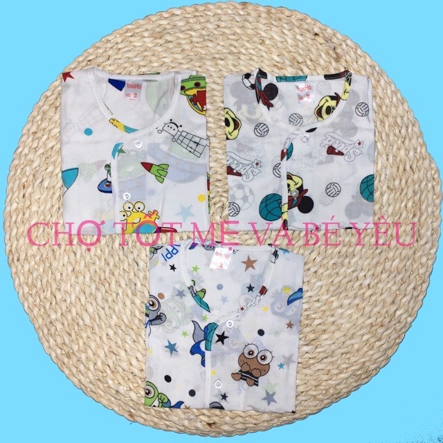 ÁO MẶC MÁT CHO BÉ,ÁO VẢI TON, ÁO LANH CHO BÉ (3-10kg)