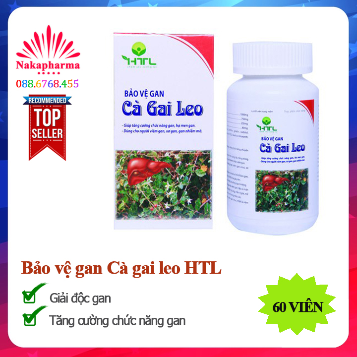 Bảo Vệ Gan Cà Gai Leo HTL - Giúp mát gan, giải độc gan, hạ men gan, ngừa viêm gan, xơ gan do hóa chất độc hại
