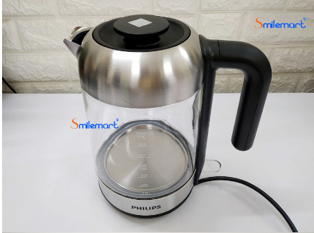 Ấm siêu tốc thủy tinh Philips HD9339/80 1,7L