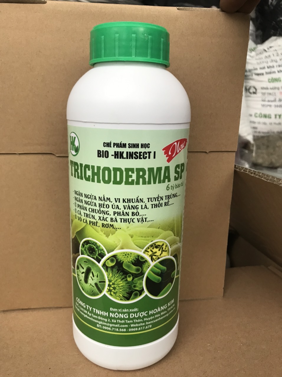 Nấm Trichoderma dạng nước chai 1 lít