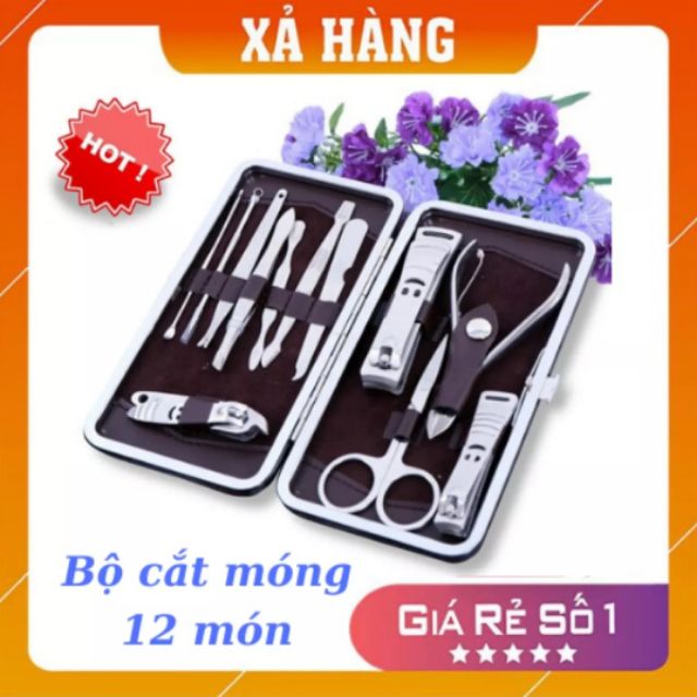Bộ cắt sửa móng tay 12 món. Đa dụng chăm sóc cho cả gia đình