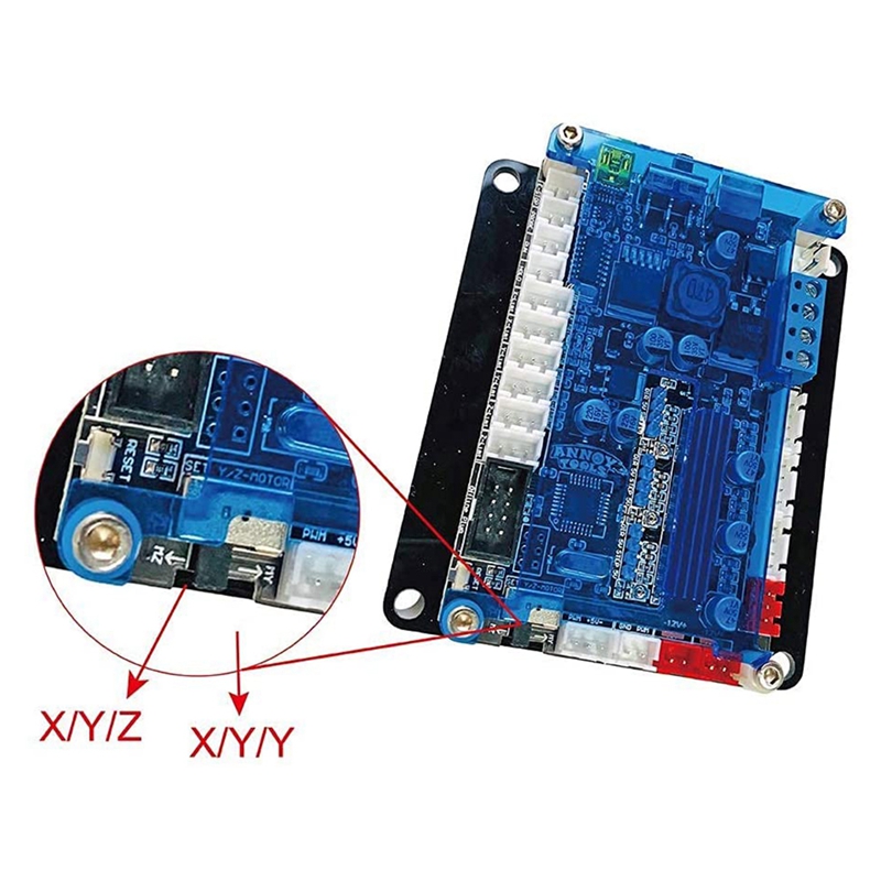 CNC Mother Board, GRBL 1.1 for CNC Machine Engraving Machine, 3-Axis Control Board Card Maximum Support 48V 500W Motor