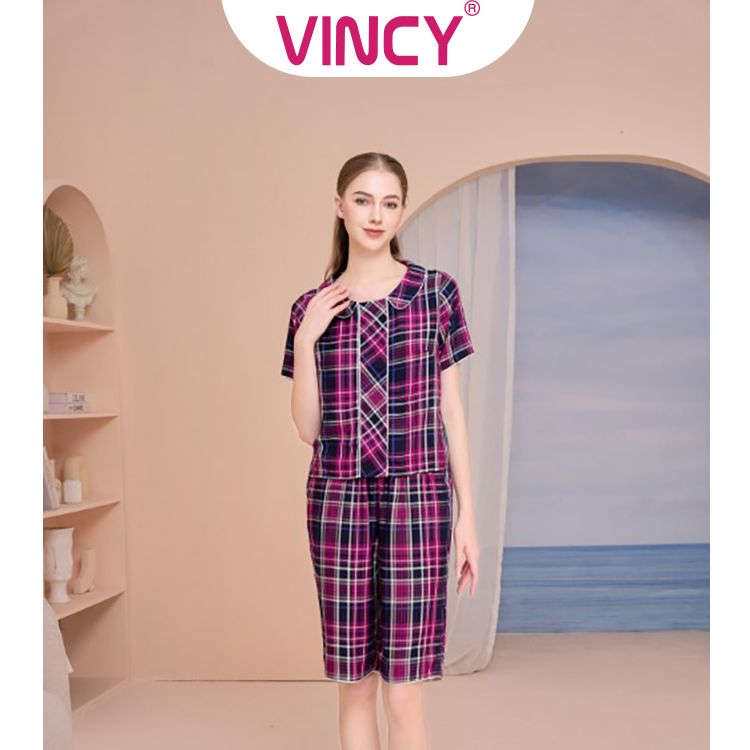 [Chỉ 11/11 - 13/11 Mua 4 giảm 20%, Mua 3 giảm 15%, Mua 2 giảm 12%] Bộ Đồ Kate Lửng Nữ Vincy Thoáng Mát  BKL050S31