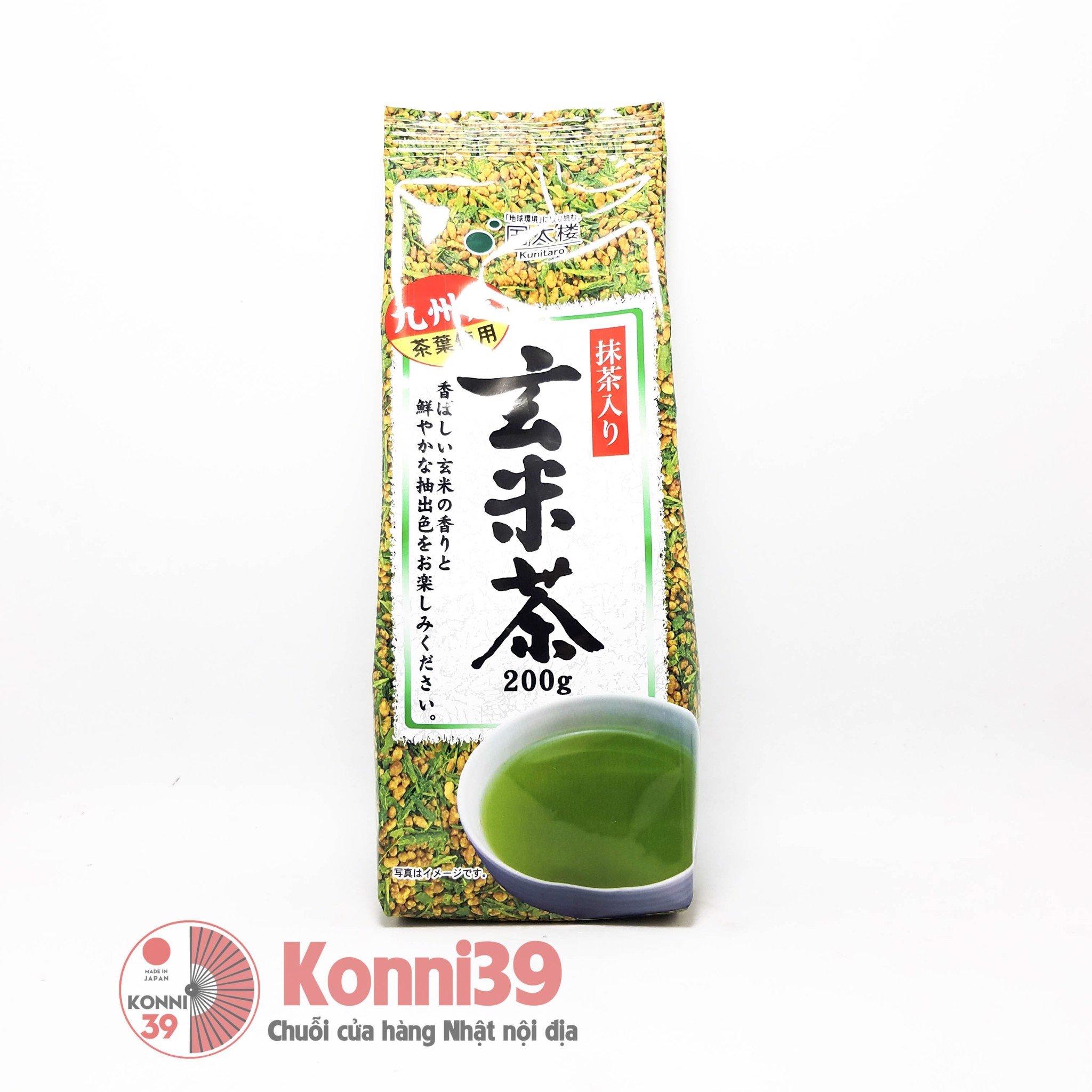 [DATE 7/2026] TRÀ XANH GẠO LỨT NHẬT BẢN KUNITARO (GÓI 200GR)