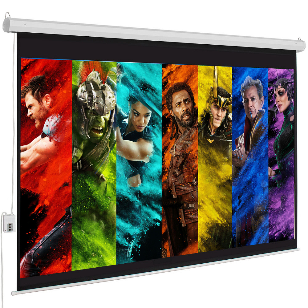 [HCM]Màn chiếu điện APOLO 150 inch (Trắng)