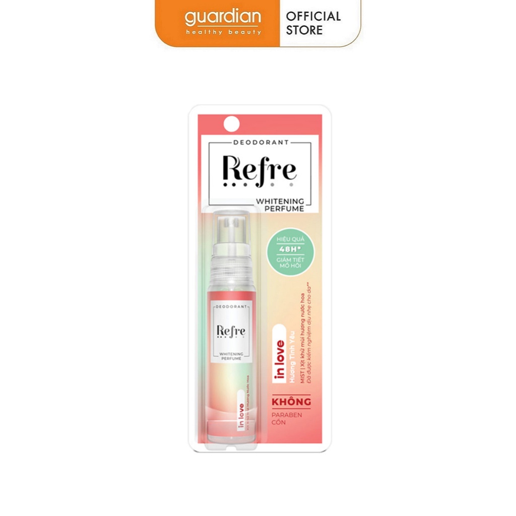 Xịt Khử Mùi Hương Nước Hoa Hương Tình Yêu Whitening Perfume In Love Refre 30Ml