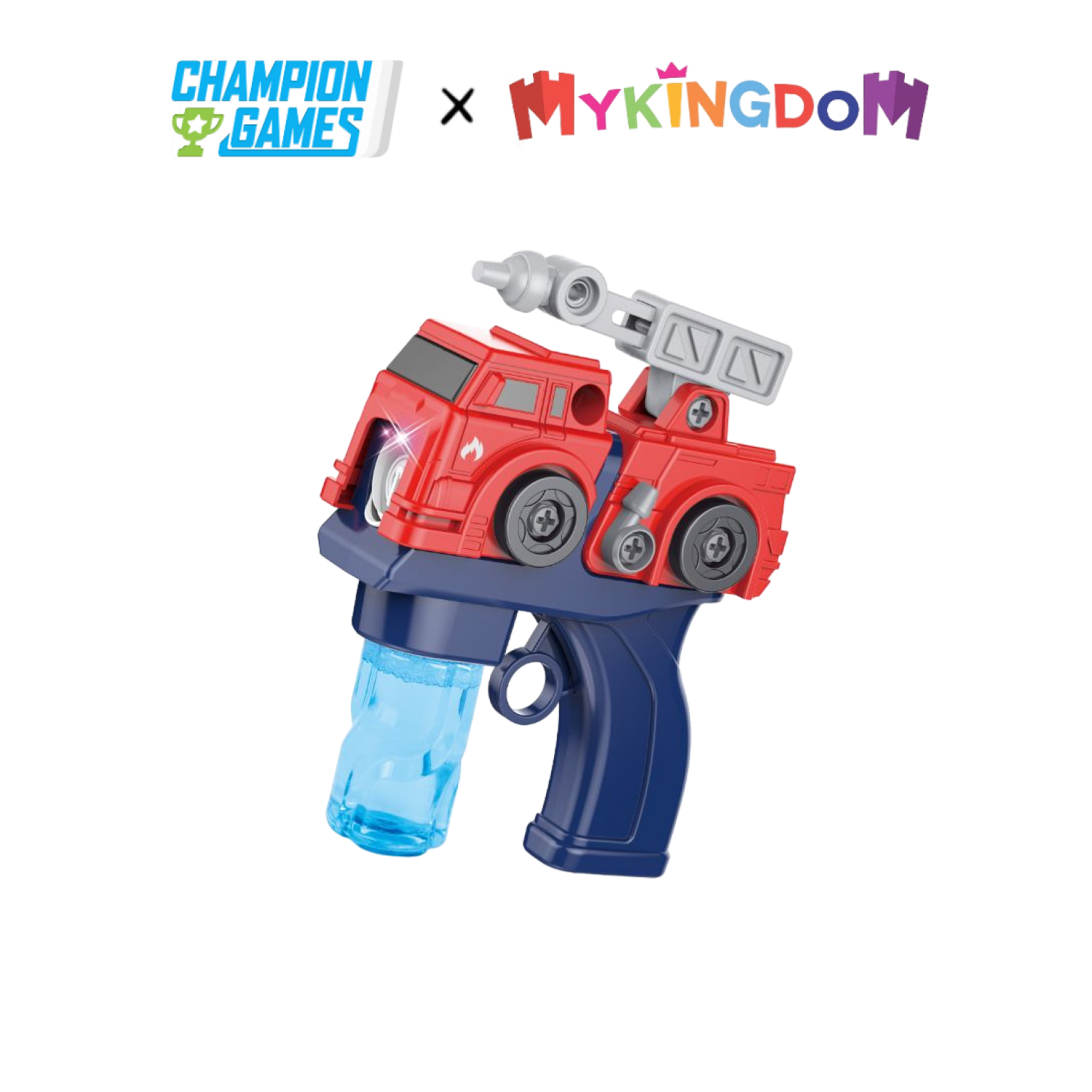 Đồ chơi champion games xe cứu hỏa phun bong bóng cpg21047