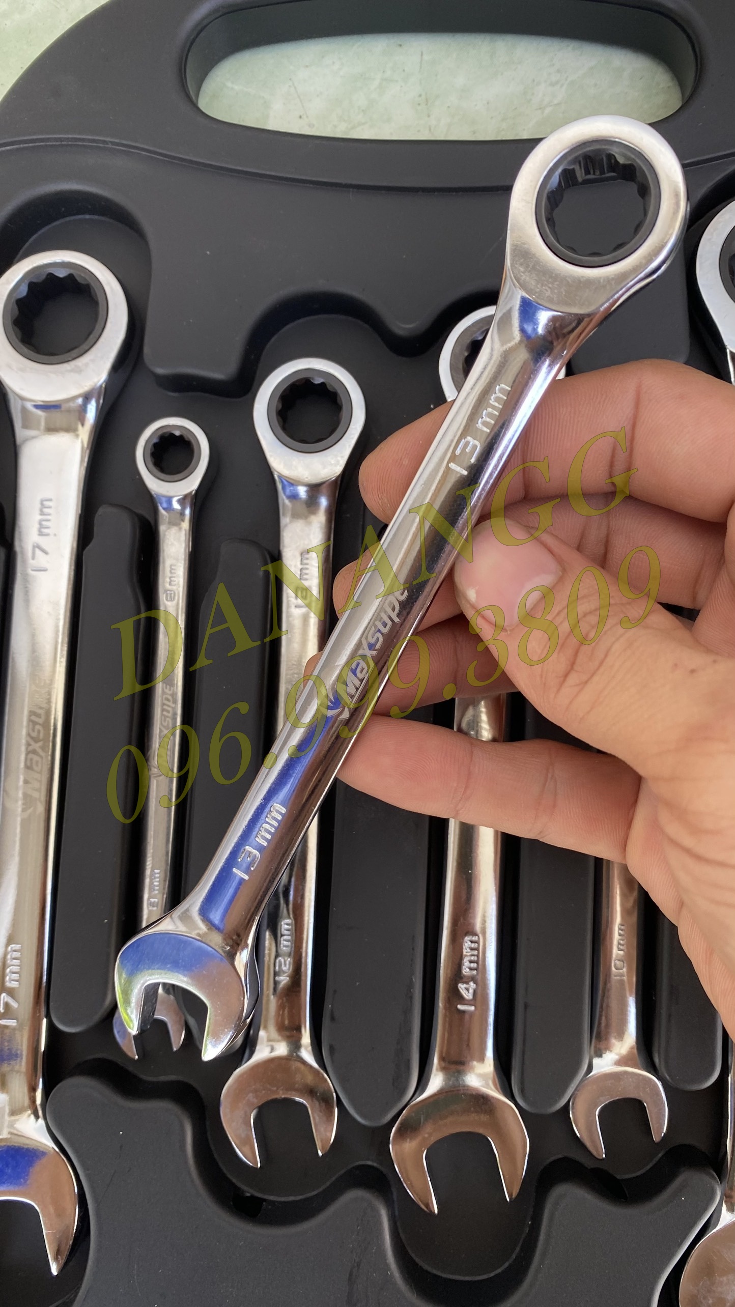 Bộ cờ lê tự động 7 pc 8 - 19 Maxsupe
