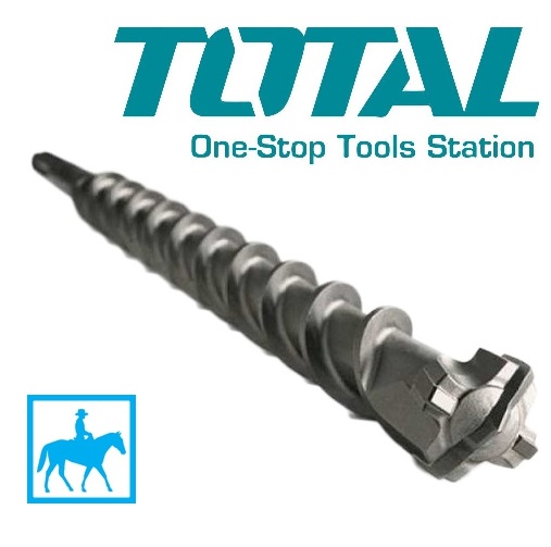 Mũi khoan bê tông Khoan tường 16mm 20mm 22mm Dài 310mm đuôi gài TOTAL Chính hãng TAC311604C