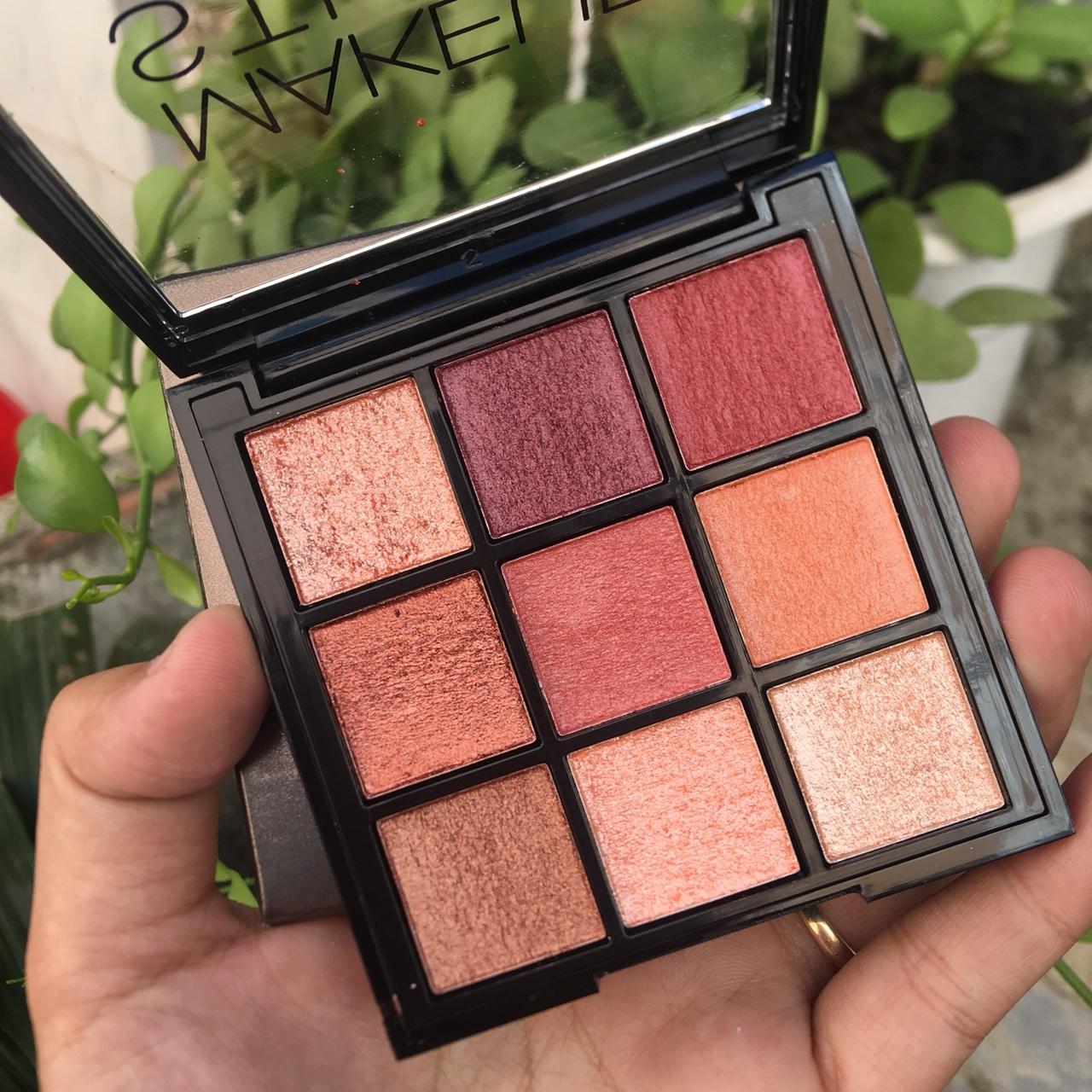 Phấn Mắt Nhủ Bao Lì NOVO 9 Ô MAKEUP STUDIO  TRÒN
