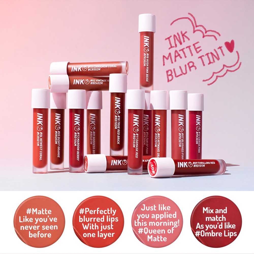 Son kem  Matte Blur Tint Hàn Quốc 3.8g