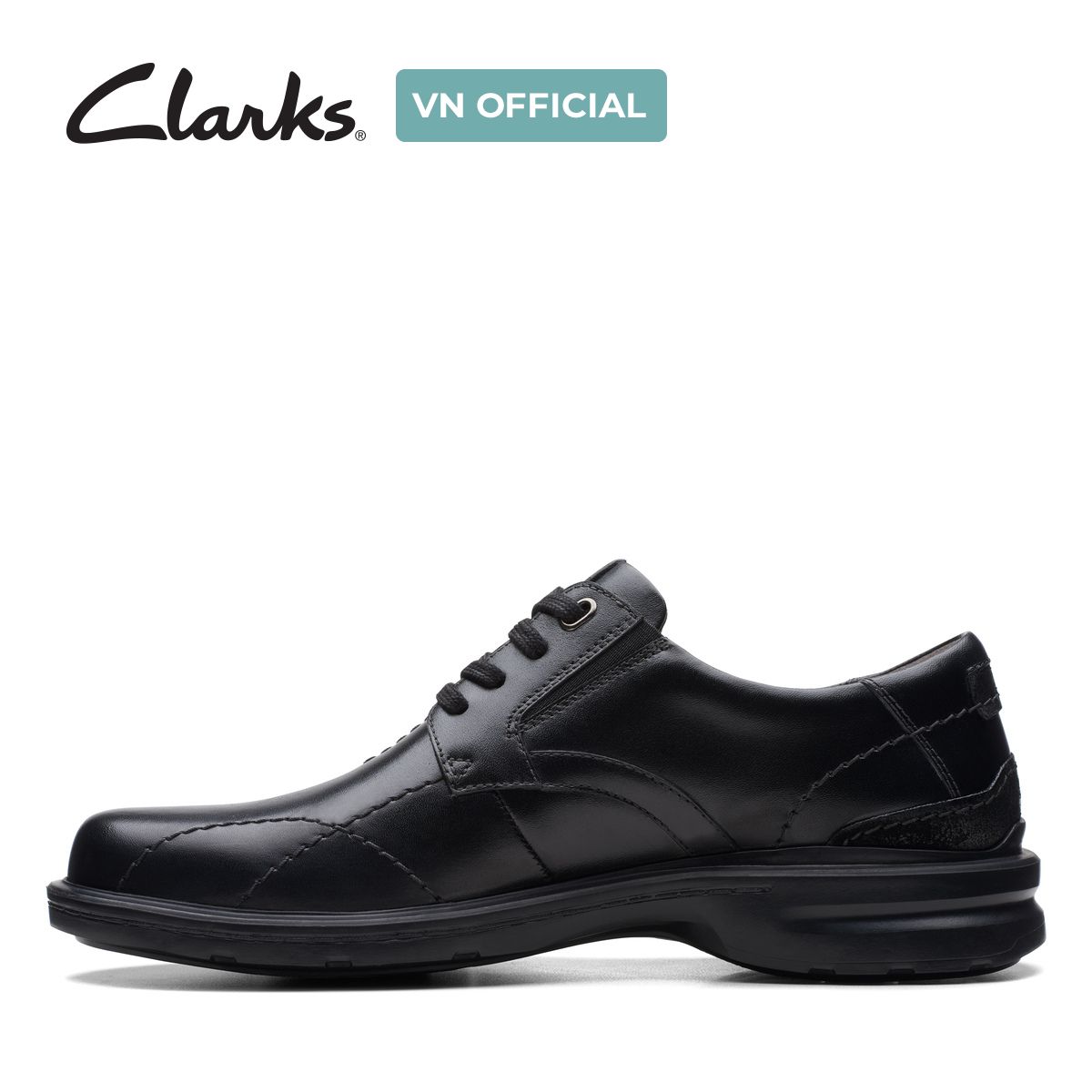 Giày Buộc Dây Da Nam Clarks - Gessler Lace