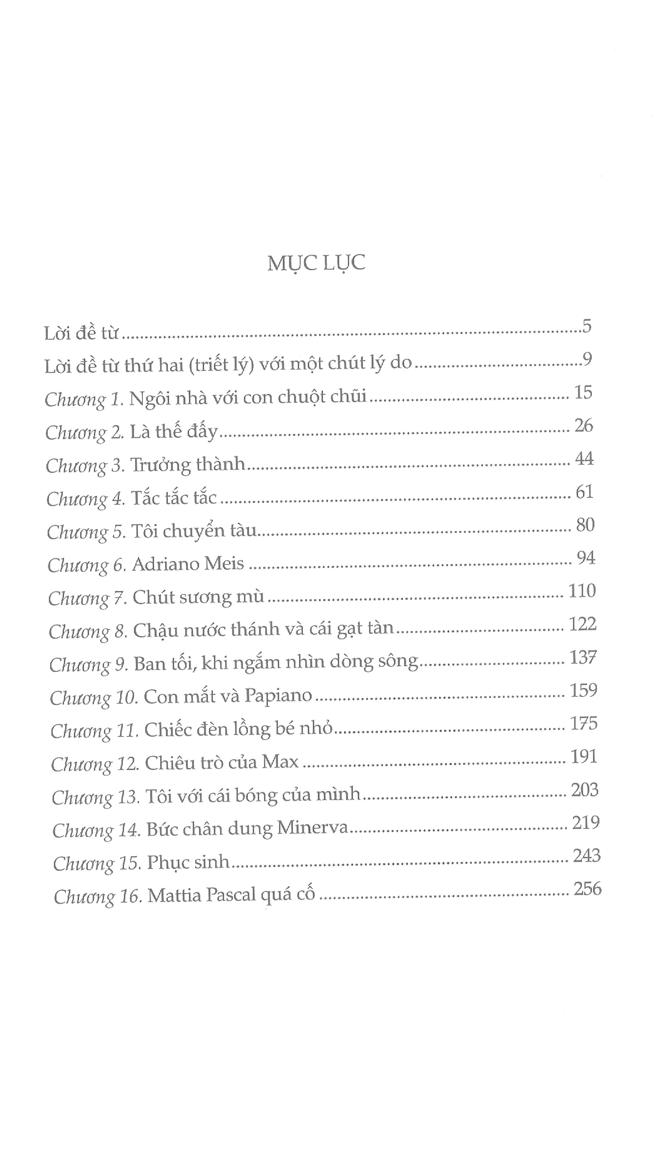 Mattia Pascal Quá Cố