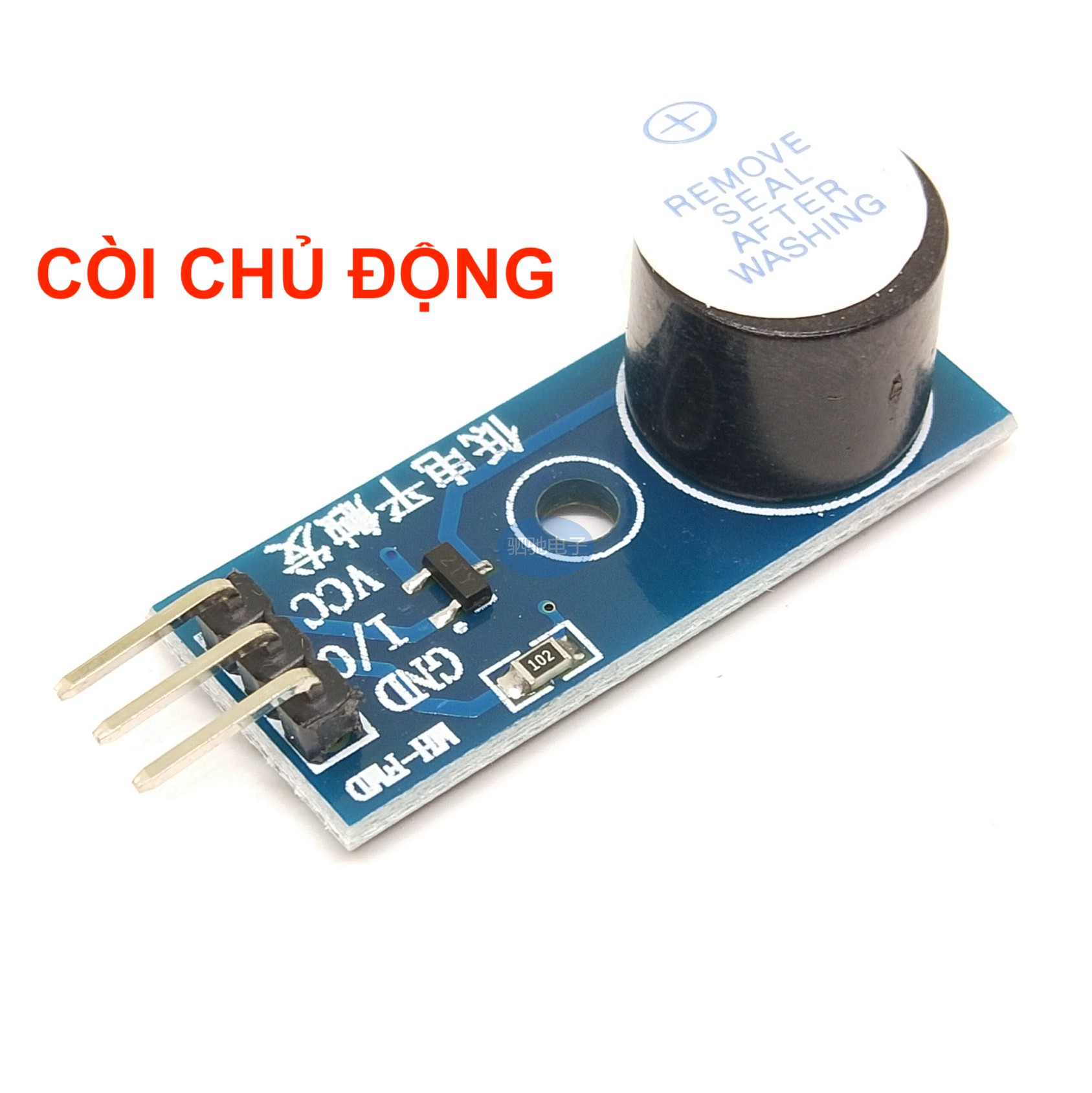 Mạch còi chủ động mô-dun buzzer active tích cực 3v - 5v - lk0447