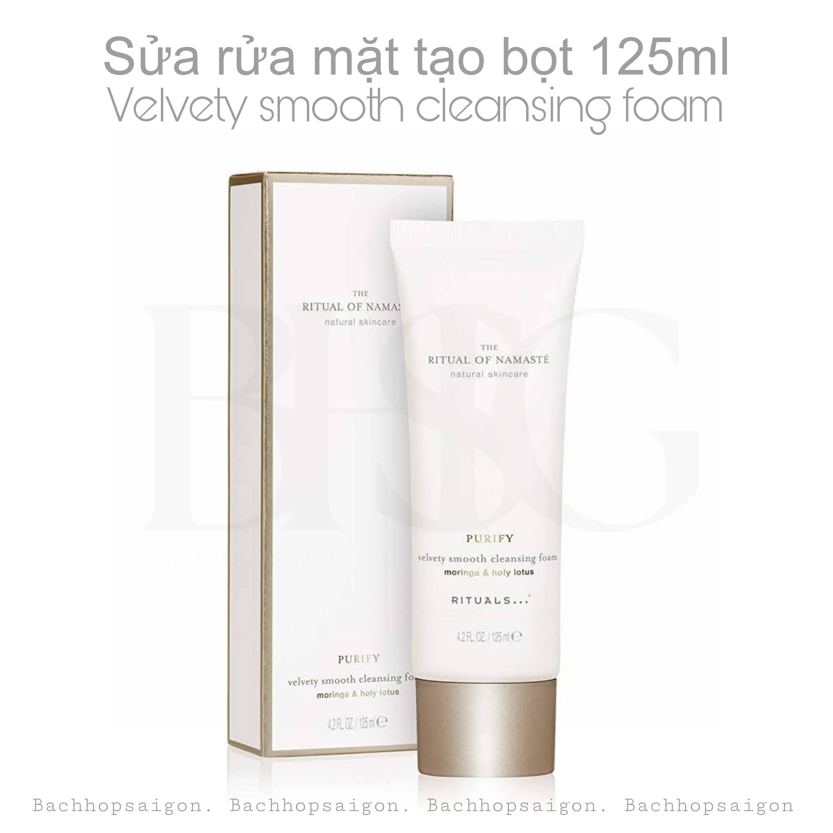 Sữa rửa mặt Rituals Namaste velvety smooth cleansing foam 125ml