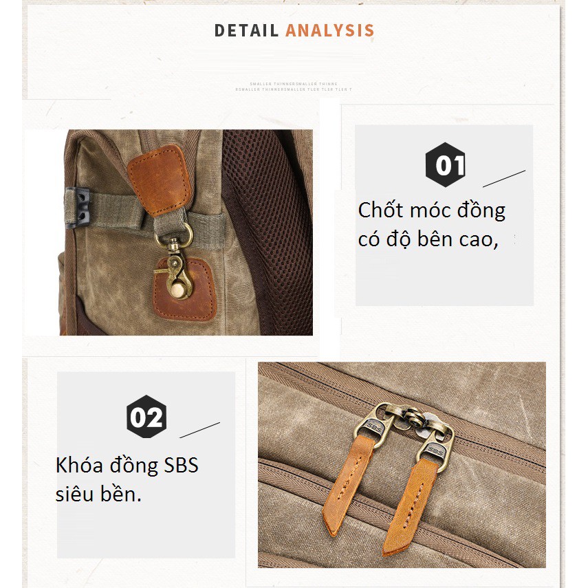 [HCM]Balo máy ảnh Canvas Batik.BK_3040.