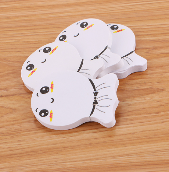 Giấy note cầu mưa xinh xắn dễ thương, size 4x6cm