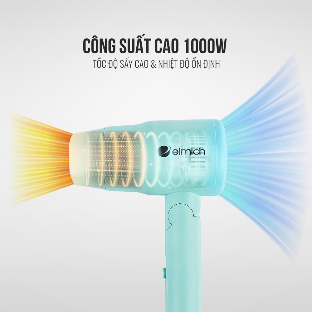 [Quà tặng không bán] Máy sấy tóc Elmich HDE-1813