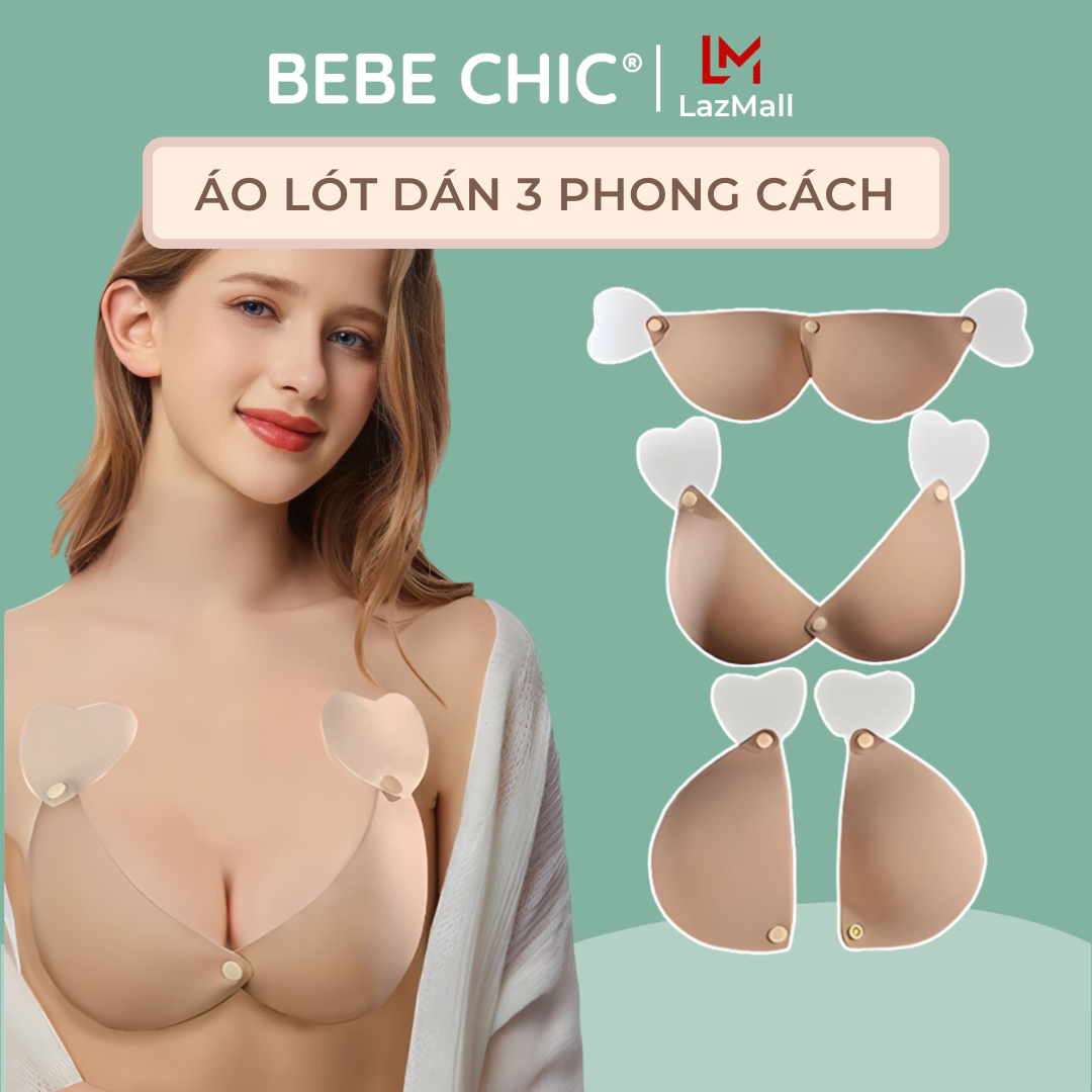 Áo Dán Ngực 3 Phong Cách Dán AD005 BEBECHIC