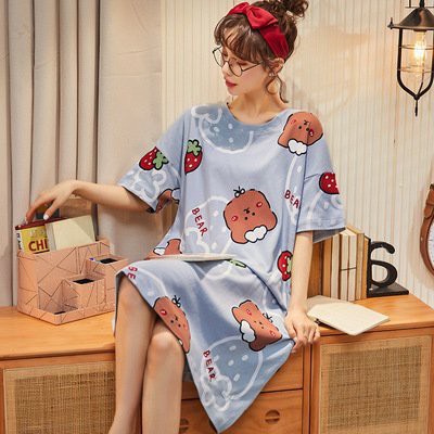 HOT!! Đầm Ngủ Thun Hoạt Hình Quảng Châu