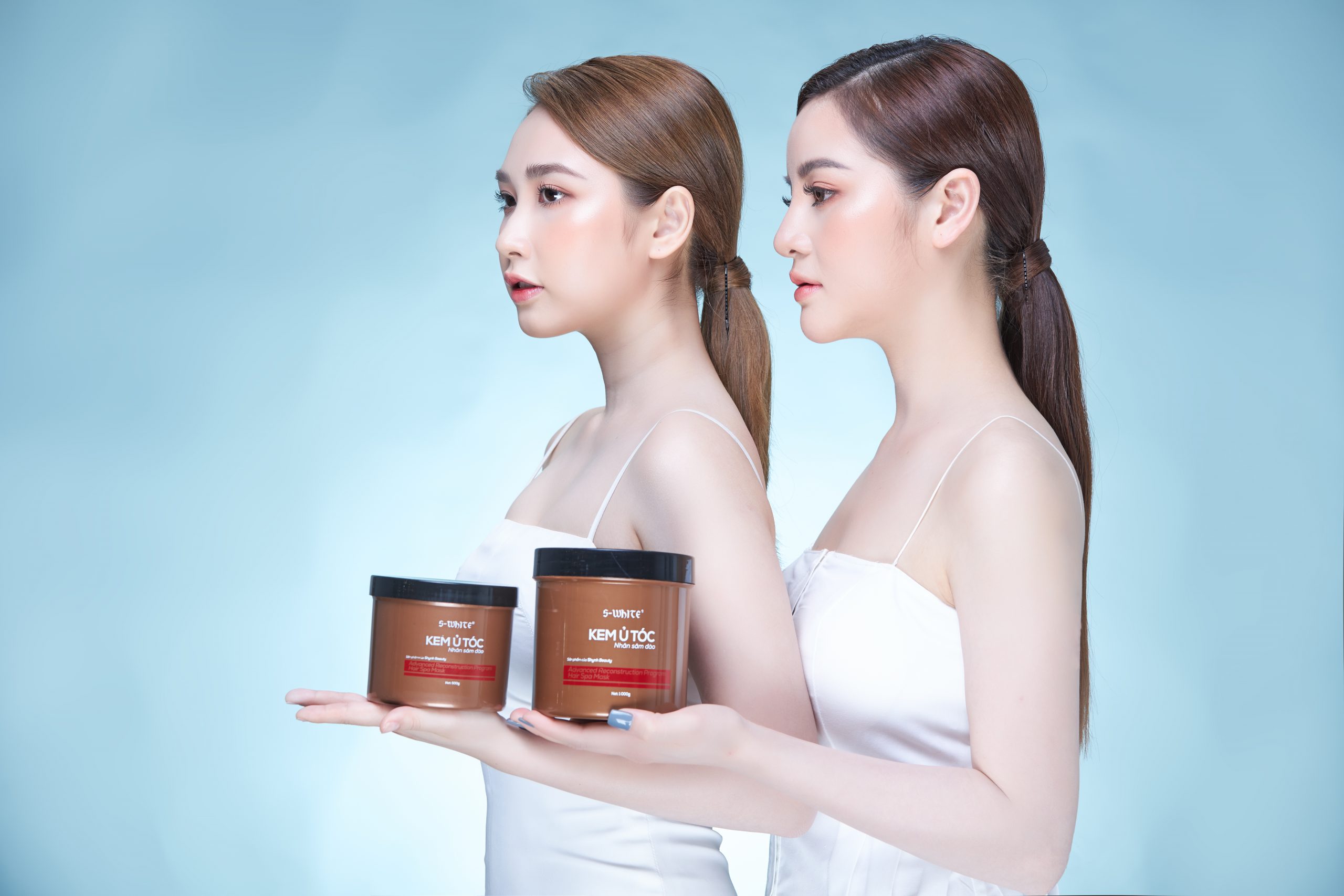Kem Ủ Tóc Nhân Sâm Đào S-White 500g