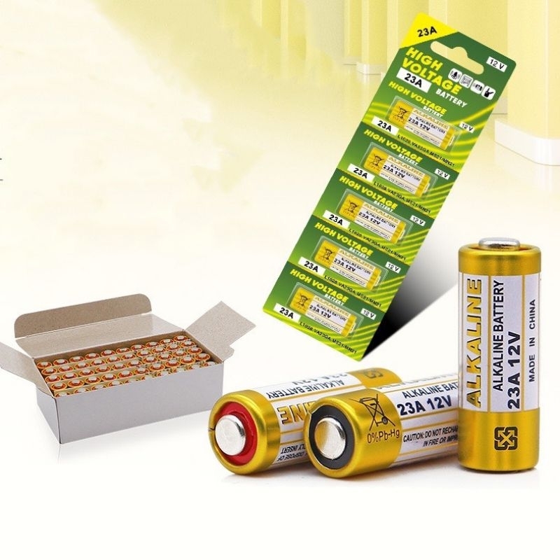 Pin cửa cuốn 12V A23 A27 dung lượng cao bền bỉ remote, chìa khoá ô tô
