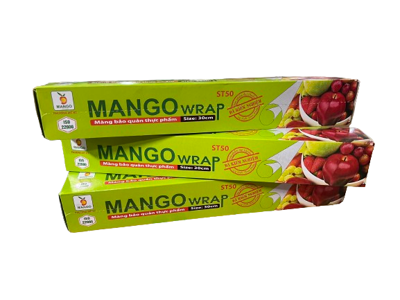Combo 3 hộp Màng Bọc Thực Phẩm Mango Wrap ST50 30Cm