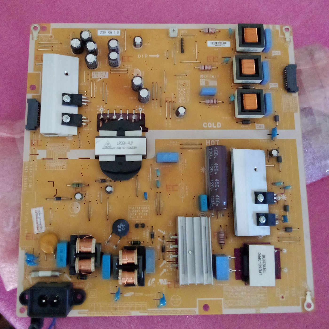 Bo nguồn mới 55H6400, UA55H6400