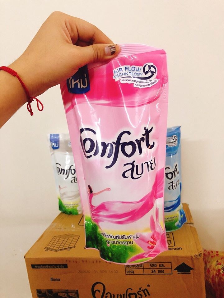 Nước xả vải Comfort Fabric Softener thái lan 580ml