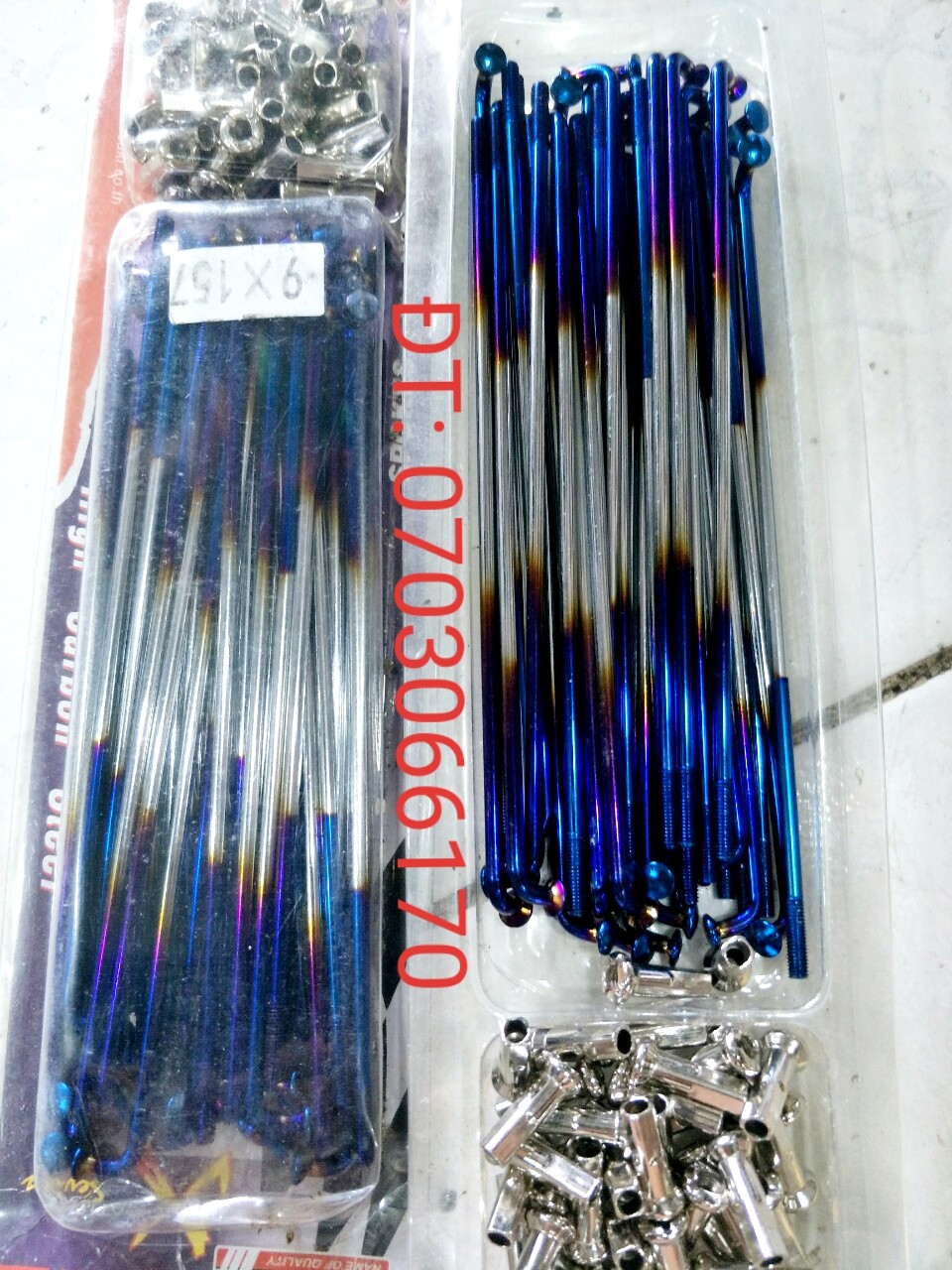 [HCM]BỘ CĂM TRƯỚC SAU WAVE  TITAN MÀU XANH  GẮN CÁC DÒNG XE